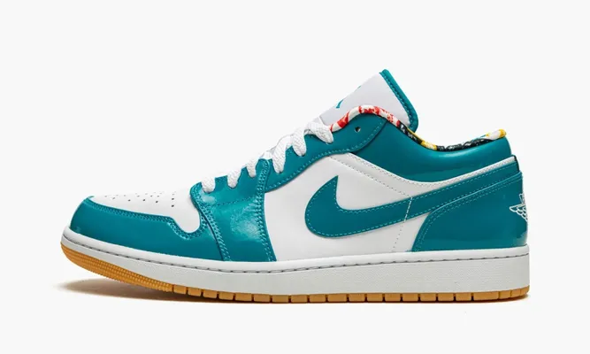 Кроссовки Air Jordan 1 Low GS «Barcelona» lightBlue