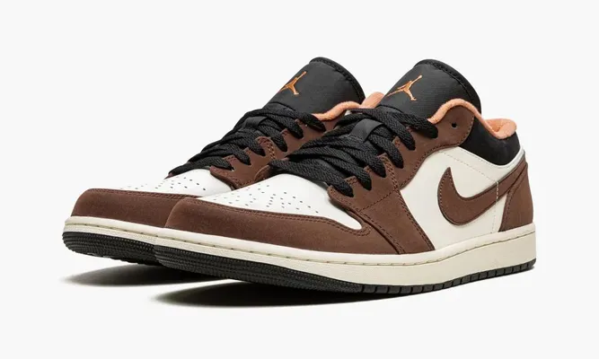 Кроссовки Air Jordan 1 Low «Mocha Brown» кремовый