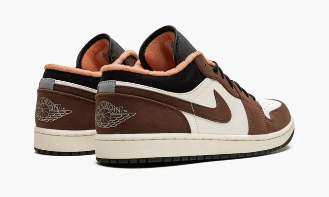 Кроссовки Air Jordan 1 Low «Mocha Brown» кремовый