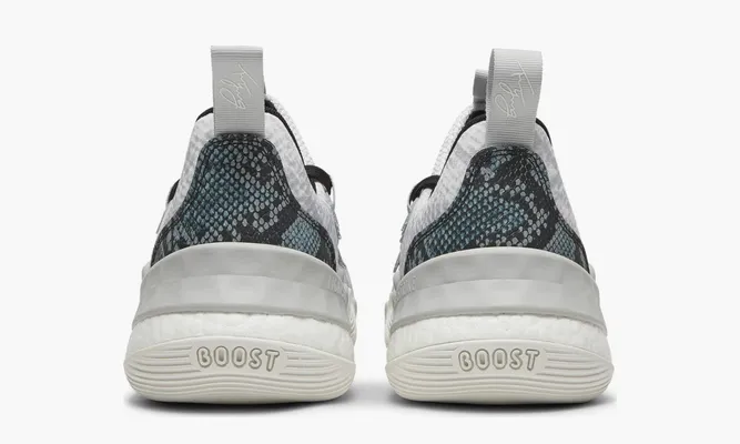 Для баскетбола Adidas Trae Young 1 «Light Solid Grey Snakeskin» белый