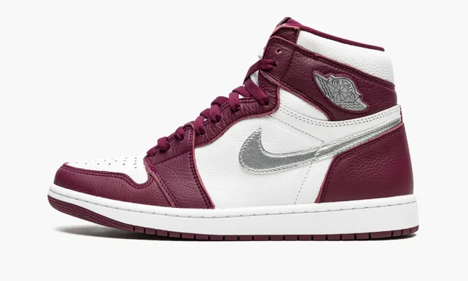Кроссовки Air Jordan 1 High OG «Bordeaux» бордовый