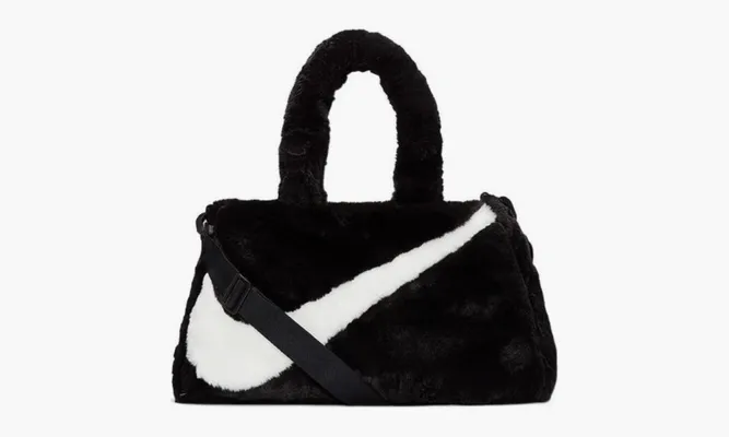 Сумки Nike Faux Fur Tote Bag «Black» черный