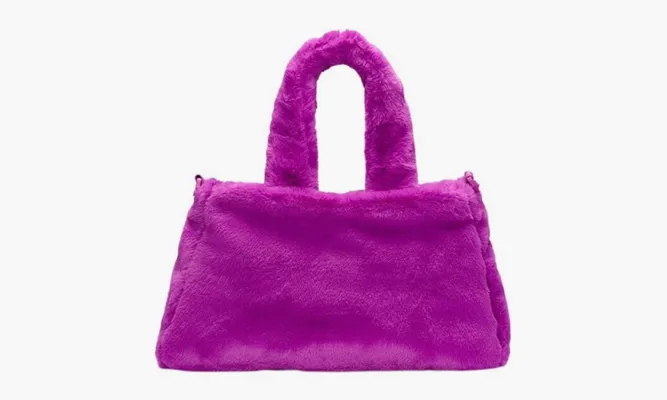 Сумки Nike Faux Fur Tote Bag «Vivid Purple» фиолетовый