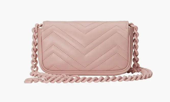 Сумки Gucci Gg Marmont Belt Bag «Light Pink» розовый