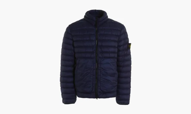 Одежда Stone Island Lightweight Hooded Down Jacket «Blue» синий