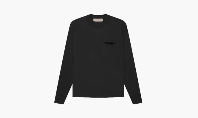Одежда Fear Of God Essentials Long Sleeve Ss22 «Tee Stretch Limo» черный