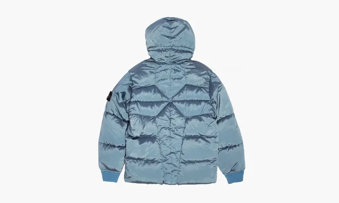 Одежда Stone Island Hooded Down Jacket «Mid Blue» lightBlue
