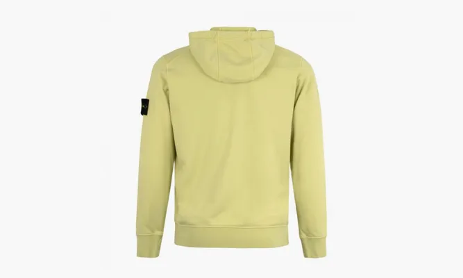 Одежда Stone Island Garment Dyed Zip Sweatshirt «Lime» желтый