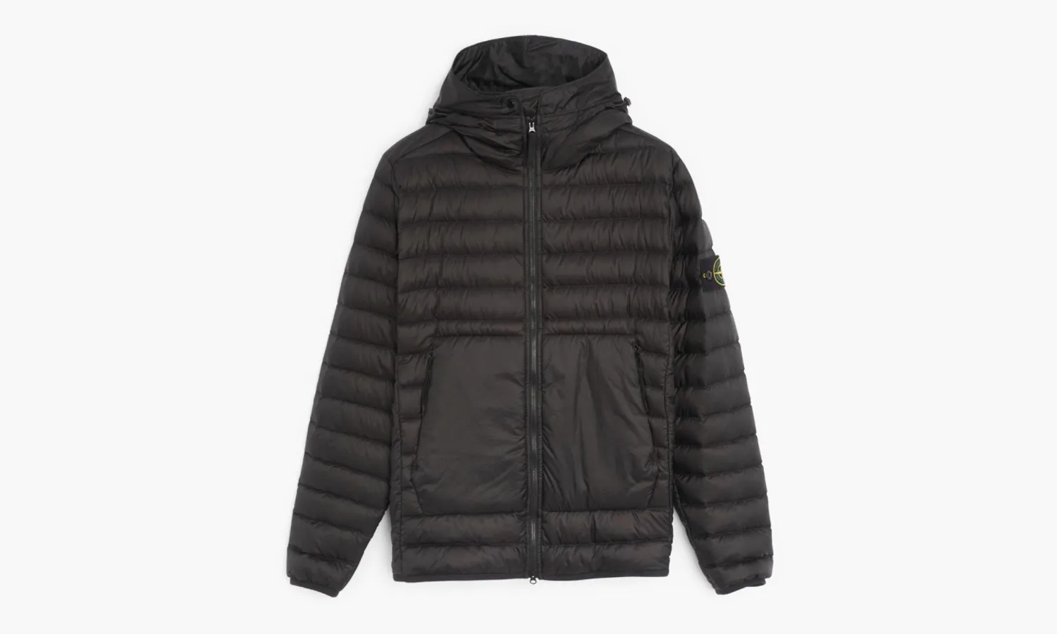 Stone Island Lightweight Hooded Down Jacket «Black»