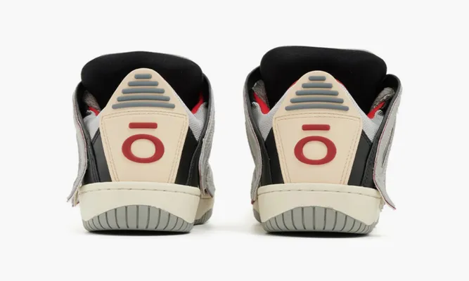 Кроссовки Old Order Skater 001 «Grey Red» серый