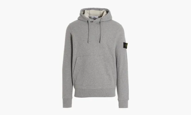 Одежда Stone Island Garment Dyed Hoodie «Grey» серый