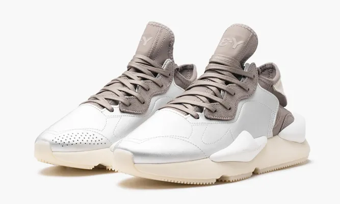 Кроссовки Adidas Y-3 Kaiwa «Silver Grey» белый