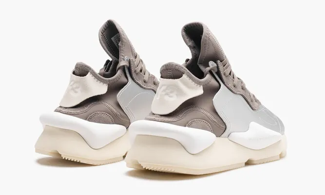 Кроссовки Adidas Y-3 Kaiwa «Silver Grey» белый
