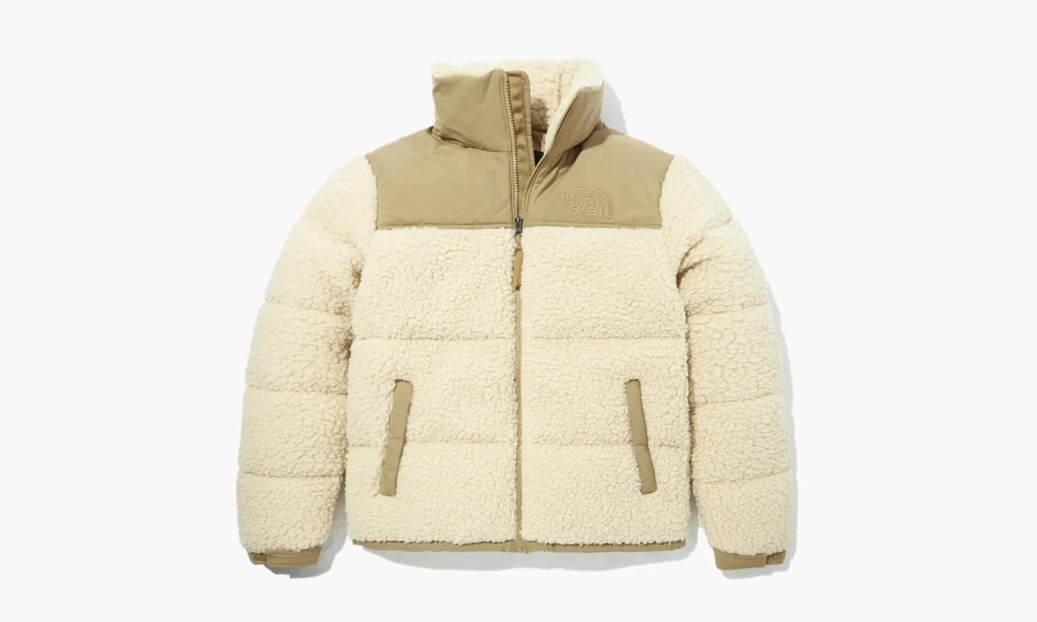 The North Face Sherpa Nuptse Jacket «Bleached Sand And Kelp Tan»