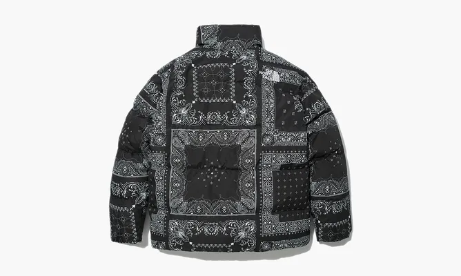 Одежда The North Face Nuptse Jacket «Paisley» черный