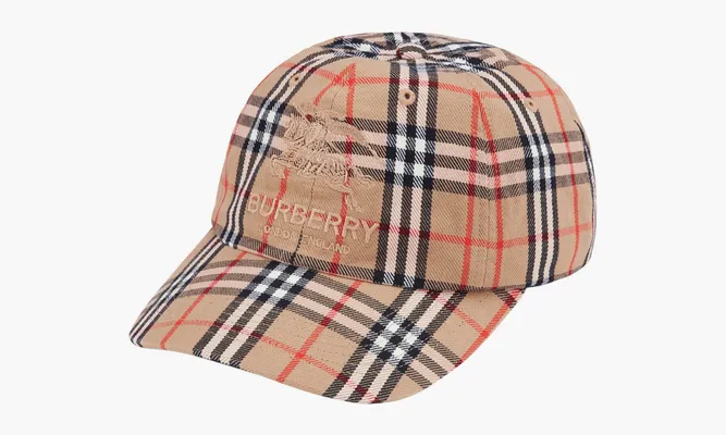 Аксессуары Nike Burberry X Supreme Denim 6-panel «Beige» бежевый