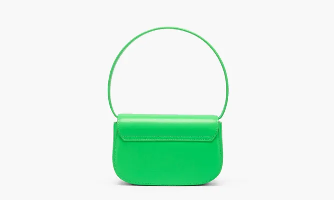 Сумки Diesel 1DR Shoulder Bag «Neon Leather Green Fluo» зеленый