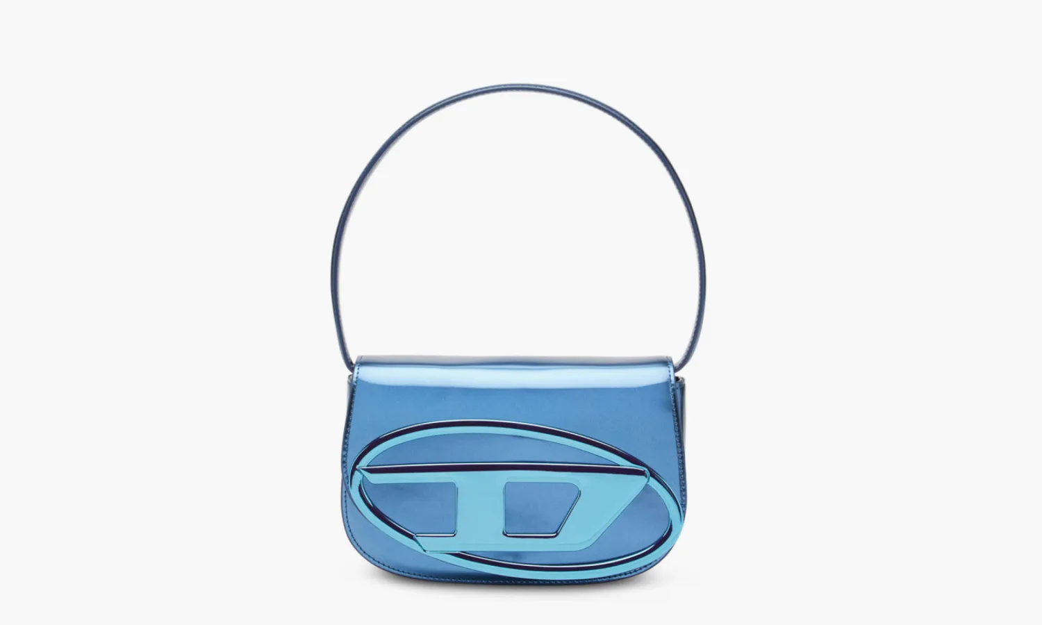 Diesel 1DR Shoulder Bag «Mirrored Leather Blue»