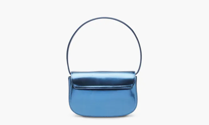 Сумки Diesel 1DR Shoulder Bag «Mirrored Leather Blue» lightBlue
