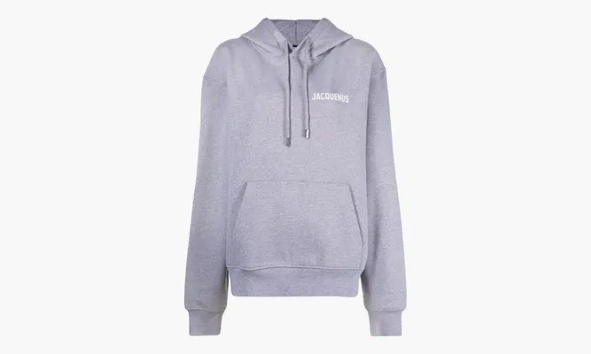 Одежда Jacquemus Le Sweatshirt Hooded Sweatshirt «Grey» серый