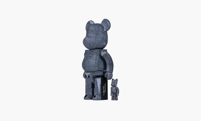Аксессуары Bearbrick The British Museum Rosetta Stone «100% And 400%» серый