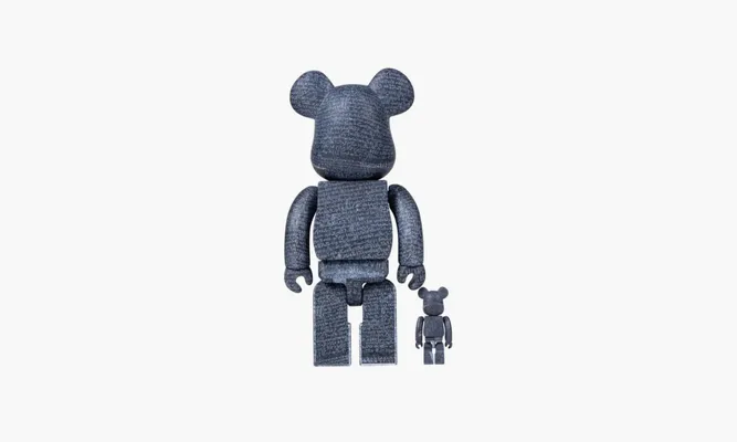 Аксессуары Bearbrick The British Museum Rosetta Stone «100% And 400%» серый
