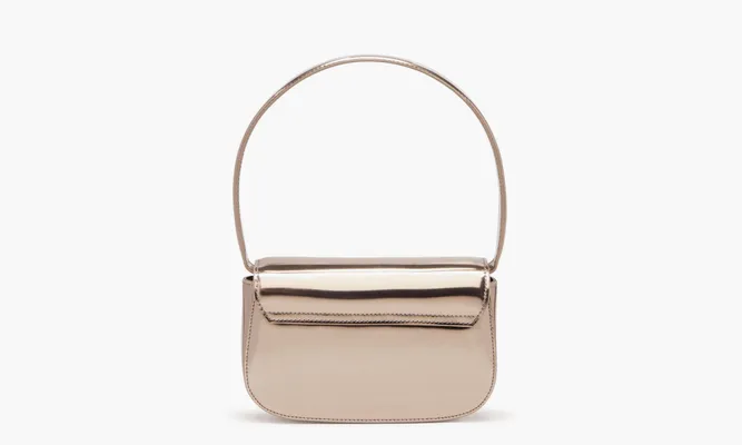 Сумки Diesel 1DR Shoulder Bag «Mirrored Leather Bronze» розовый