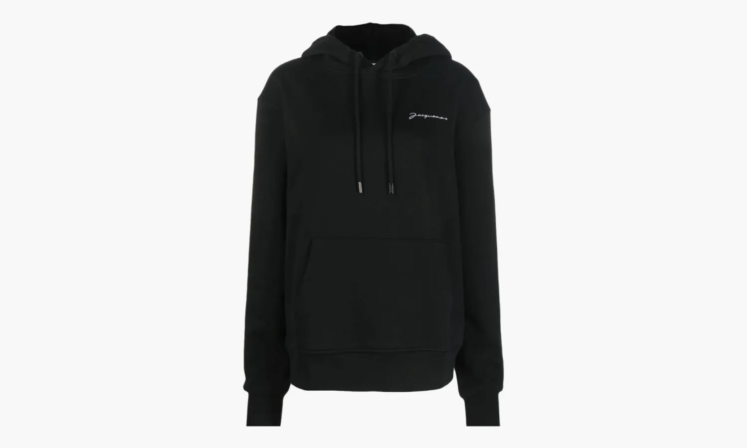 Jacquemus Le Sweatshirt Brode Embroidered Logo Hoodie «Black»