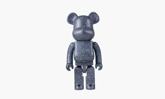 Аксессуары Bearbrick The British Museum Rosetta Stone «1000%» серый
