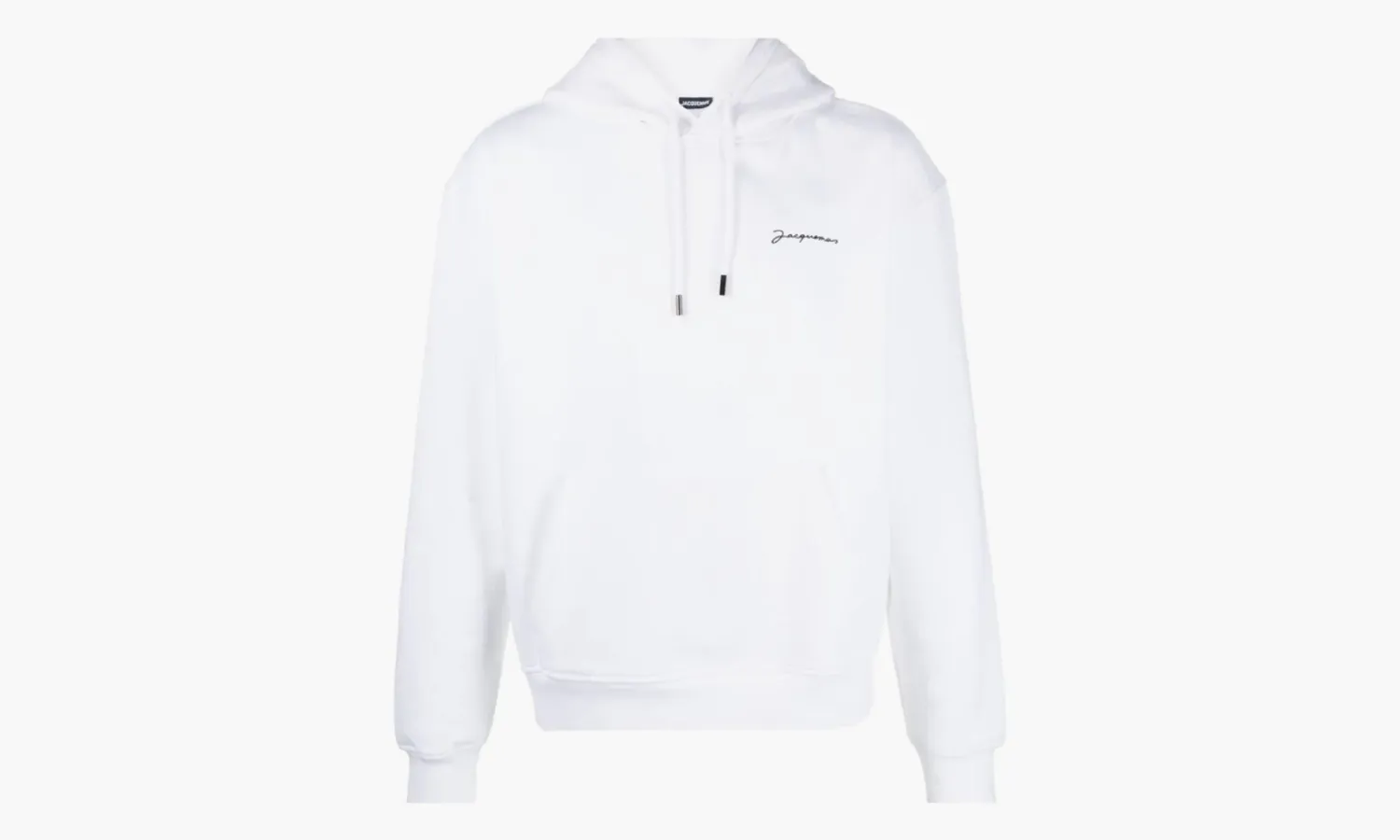 Jacquemus Le Sweatshirt Brode Embroidered Logo Hoodie «White»