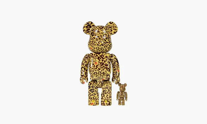 Аксессуары Bearbrick Amplifier 100% And 400% «Leopard Print» разноцветный