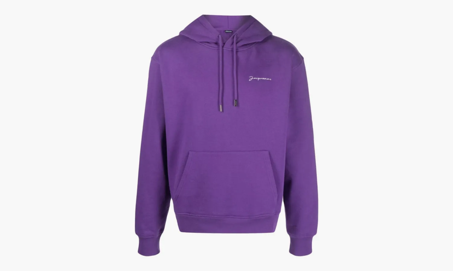 Jacquemus Le Sweatshirt Brode Embroidered Logo Hoodie «Purple»