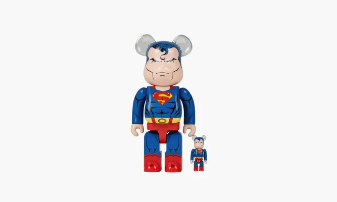 Аксессуары Bearbrick Superman Batman: Hush Ver. 100% And 400% синий