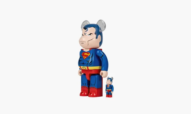Аксессуары Bearbrick Superman Batman: Hush Ver. 100% And 400% синий