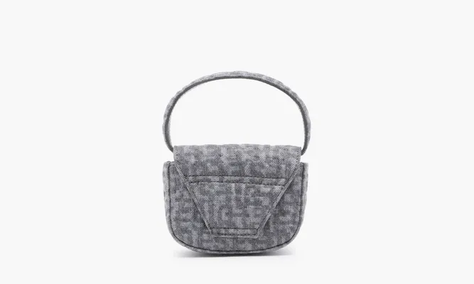 Сумки Diesel 1DR Iconic Mini Bag Monogram Denim «Grey» серый