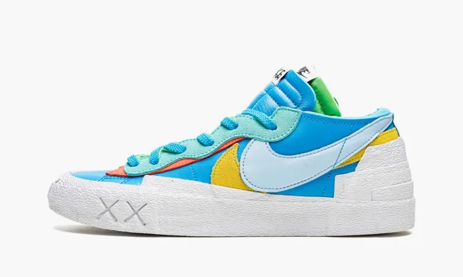 Кроссовки Nike Sacai Blazer Low «Kaws Neptune Blue» lightBlue