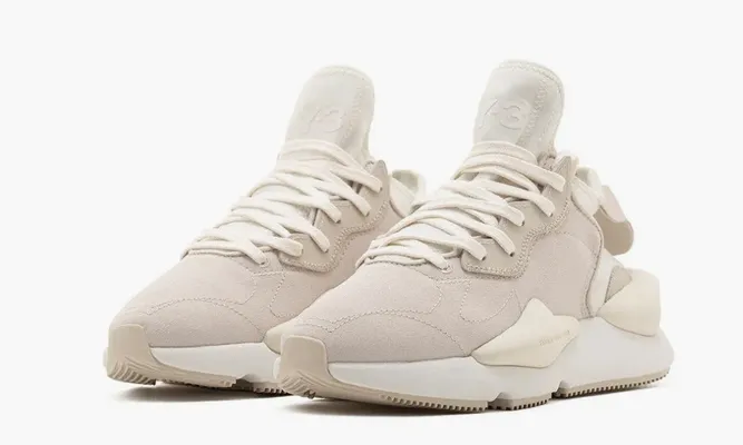 Кроссовки Adidas Y-3 Kaiwa «Beige White» бежевый