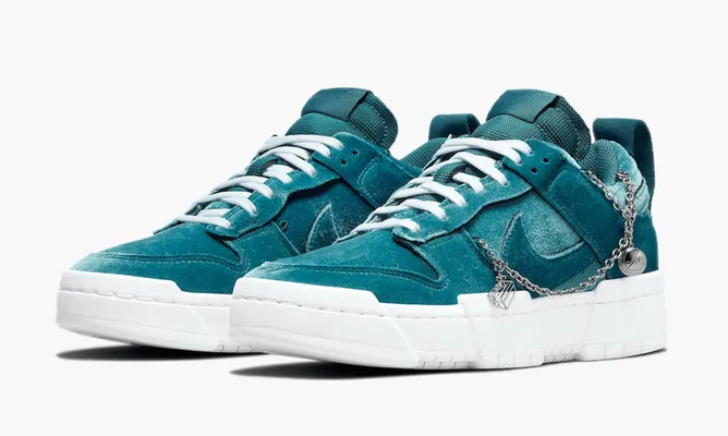 Кроссовки Nike Dunk Low Disrupt WMNS «Lucky Charms Ash Green» lightBlue