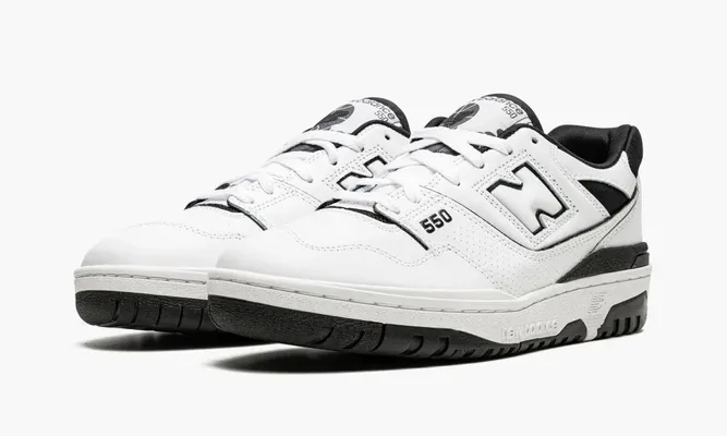 Кроссовки New Balance 550 «White Black» белый
