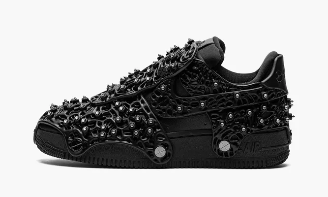Кроссовки Nike Air Force 1 Low WMNS «Swarovski Retroreflective Crystals Black» черный