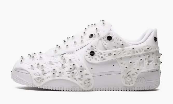 Кроссовки Nike Air Force 1 Low WMNS «Swarovski Retroreflective Crystals White» белый
