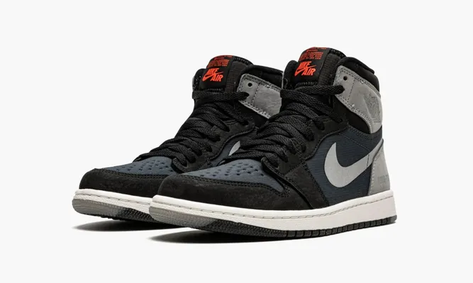 Кроссовки Air Jordan 1 Retro High Element «Gore-tex Black Particle Grey» черный,синий