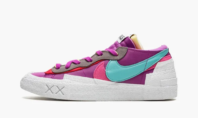 Кроссовки Nike Sacai Blazer Low «Kaws Purple Dusk» фиолетовый