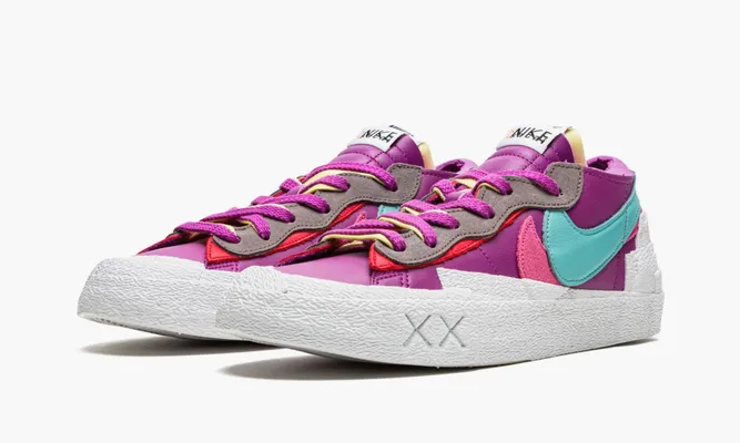 Кроссовки Nike Sacai Blazer Low «Kaws Purple Dusk» фиолетовый
