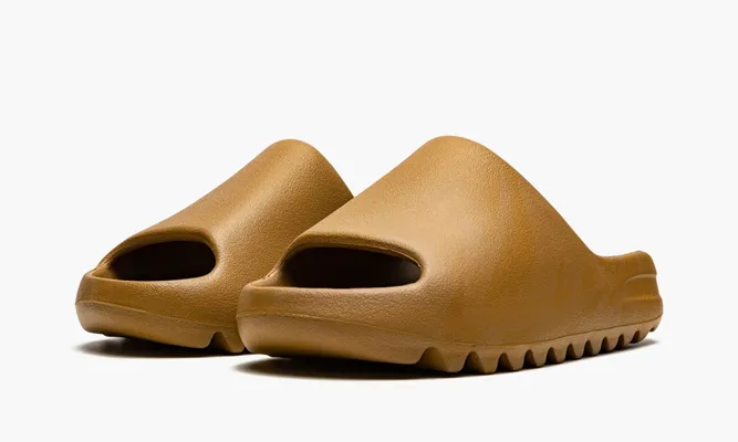 Кроссовки Yeezy Slide «Ochre» коричневый
