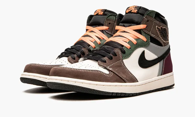 Кроссовки Air Jordan 1 High OG «Hand Crafted» разноцветный