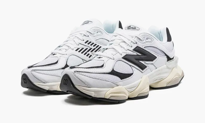 Кроссовки New Balance 9060 «White / Black» белый