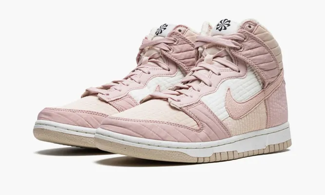 Кроссовки Nike Dunk High LX WMNS «Next Nature Pink Oxford» розовый