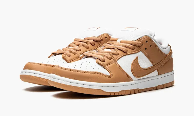 Кроссовки Nike SB Dunk Low Pro Iso «Light Cognac» коричневый
