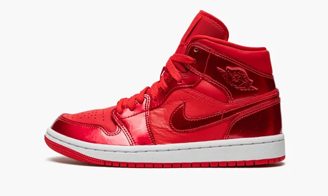 Кроссовки Air Jordan 1 Mid SE WMNS «Pomegranate» красный